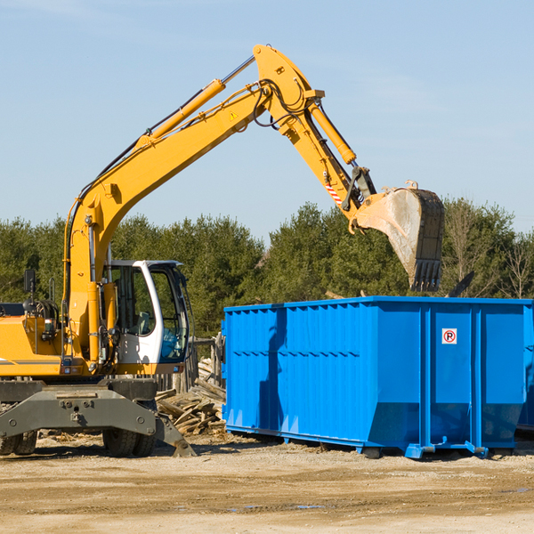 what size residential dumpster rentals are available in Vienna Bend Louisiana